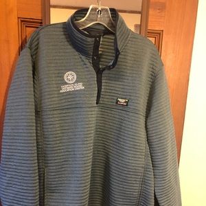 Men’s LLBean turquoise sweater. XL